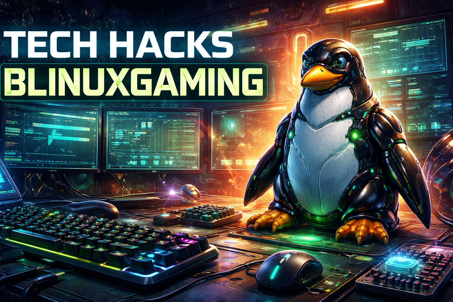 tech hacks pblinuxgaming: Smart Linux Power Moves