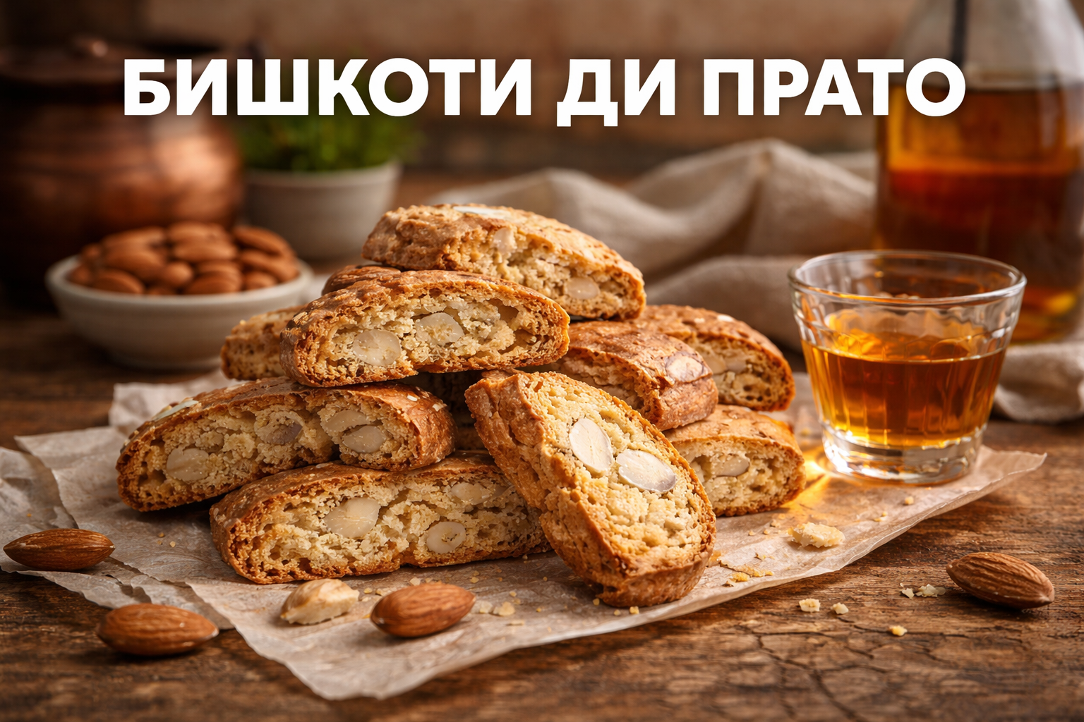 бишкоти ди прато: Italy’s Crisp Almond Tradition Alive