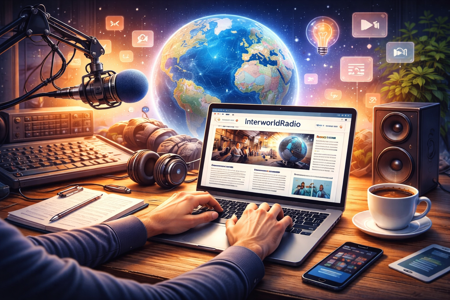 writing on the interworldradio blog and the Voice of Global Stories