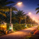 oil palm project involving streetlights: Sustainable Energy Innovation