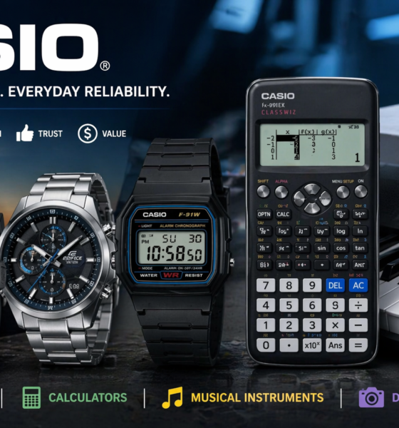 Casîo Explained Complete Guide to the Brand Its History Products and Innovation